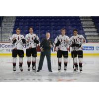 Vancouver Giants in their Don Cherry themed jerseys