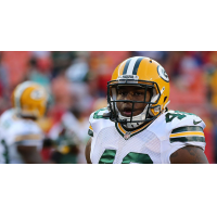 Fullback Alstevis Squirewell with the Green Bay Packers