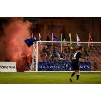 Celebration at the Colorado Springs Switchbacks home opener