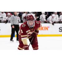 Forward J.D. Dudek with Boston College