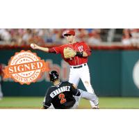 Infielder Steve Lombardozzi with the Washington Nationals