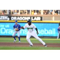 Taylor Trammell of the Dayton Dragons