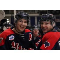 Logan Jenuwine and the Amarillo Bulls celebrate