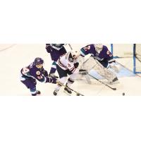 Jonathan Charbonneau of the South Carolina Stingrays tests the Orlando Solar Bears