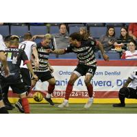 Ontario Fury maintain possession against the Turlock Express