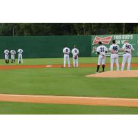 Jackson Generals stand for the National Anthem