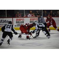 Allen Americans face off with the Wichita Thunder