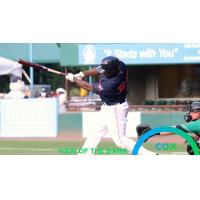 Pawtucket Red Sox at the plate