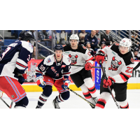 Binghamton Devils battle the Hartford Wolf Pack