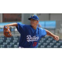 Tulsa Drillers pitcher Austin Hamilton threw four scoreless innings the Tulsa's 10-1 victory over the Springfield Cardinals