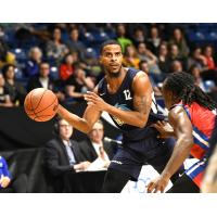 Halifax Hurricanes guard Cliff Clinkscales eyes his options against the Cape Breton Highlanders