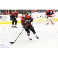 Jesse Schultz with the Cincinnati Cyclones