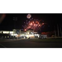 Fireworks over The Ballpark at Jackson, home of the Jackson Generals