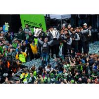 Seattle Sounders FC spent Tuesday celebrating its second MLS Cup Championship with fans