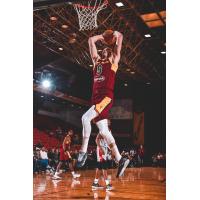 Dylan Windler of the Canton Charge goes up for a dunk against the Rio Grande Valley Vipers