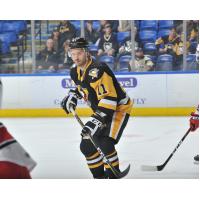 Forward Oula Palve with the Wilkes-Barre/Scranton Penguins