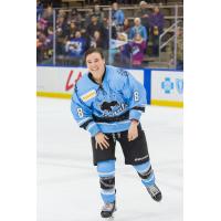 All-Star Kelly Babstock with the Buffalo Beauts