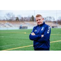 Forward Madison FC head coach Carl Craig