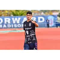 Forward Madison FC defender Gustavo Fernandes