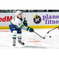 Defenceman Zachary Ashton with the Seattle Thunderbirds