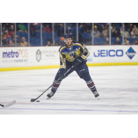 Defenseman Kyle Rhodes with the Tulsa Oilers