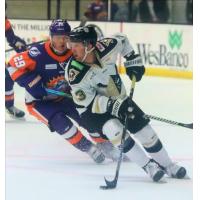 Wheeling Nailers forward Tyler Drevitch vs. the Orlando Solar Bears