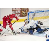 Wichita Thunder goaltender Mitch Gillam vs. the Allen Americans