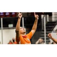 Florida Tropics celebrate a goal in the season opener