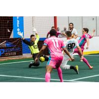 St. Louis Ambush goalkeeper Paulo vs. the Florida Tropics