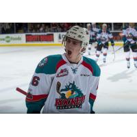 Kole Lind with the Kelowna Rockets