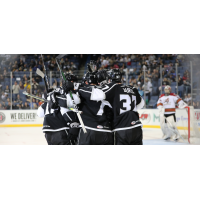 Ontario Reign celebrate a goal