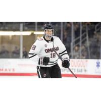 Defenseman Dean Stewart with the University of Omaha