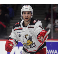 Defenseman Trevor Hamilton with the Grand Rapids Griffins