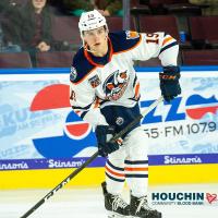 Logan Day with the Bakersfield Condors