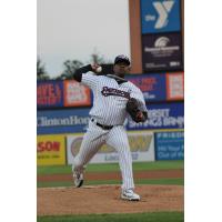 Luis Severino pitching for the Somerset Patriots