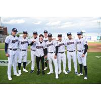 The Somerset Patriots and 14-year-old baseball fan Evan Dyme