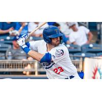 Tulsa Drillers' Brandon Lewis at bat