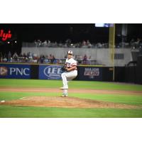 Fayetteville Woodpeckers' Joey Mancini on the mound