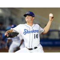 Biloxi Shuckers' Adam Seminaris in action