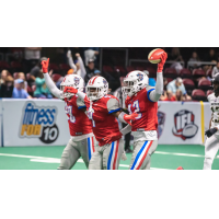 Northern Arizona Wranglers celebrate a touchdown