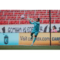 NJ/NY Gotham FC's goalkeeper Abby Smith in action