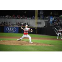 Fayetteville Woodpeckers' Nolan DeVos on the mound