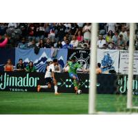 Seattle Sounders FC battles Vancouver Whitecaps FC