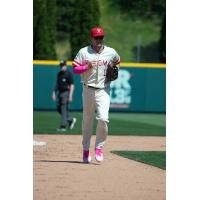 Tacoma Rainiers centerfielder Zach DeLoach