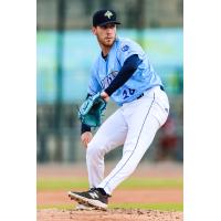 Columbia Fireflies' David Sandlin on the mound