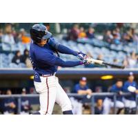 Mississippi Braves' Landon Stephens at bat