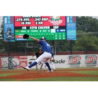 Evansville Otters' Zach Smith on the mound