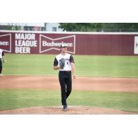 Wisconsin Rapids Rafters' Josh Howitt on the mound