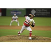 Fayetteville Woodpeckers' Jose Nodal on the mound