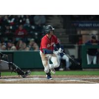 Tacoma Rainiers' Cade Marlowe at bat